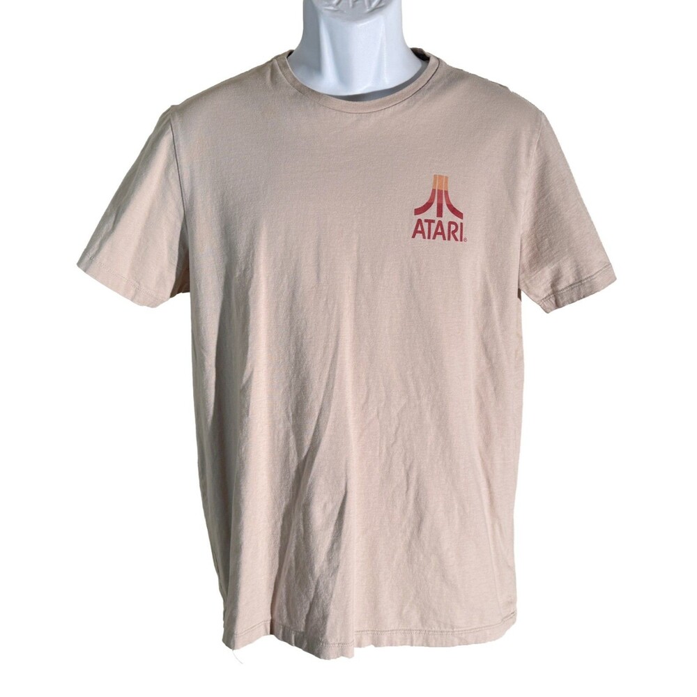 Old‎ Navy Boys Short Sleeve Atari One More Level T-Shirt Beige Large